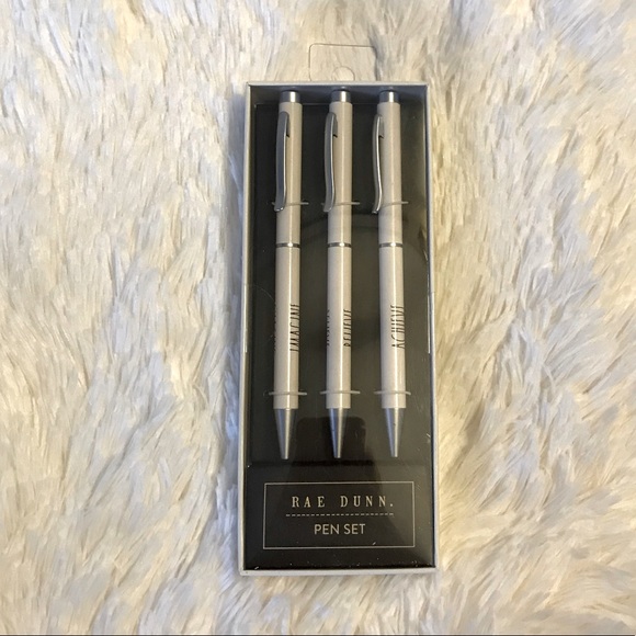 Rae Dunn white pen set✨